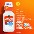 Buy now VICKS Kids DayQuil & NyQuil Cold & Cough Relief Liquid Co-Pack, Free of Artificial Dyes & Sugar, Multi-Symptom Relief of Cough, Sneezing, Runny Nose, Mucus, and Chest Congestion, for Ages 6+, 2x6oz at indiglob india