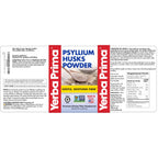 Yerba Prima Psyllium Husks Powder - 24 oz (Pack of 2) - Unflavored - Fine Ground - Natural Fiber Supplement with Soluble & Insoluble Fiber