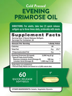 Nature's Truth Evening Primrose Oil Softgels | Cold Pressed