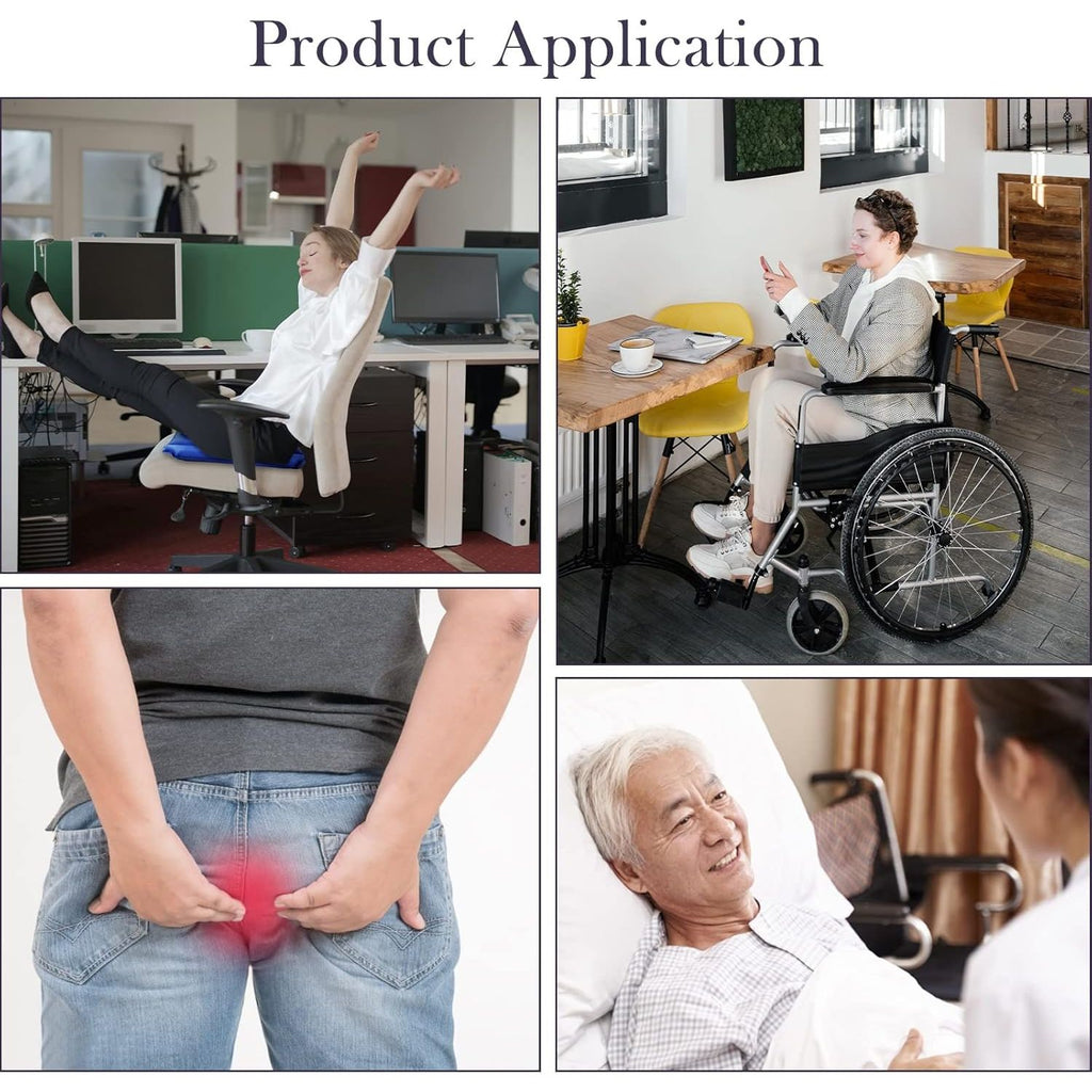 Buy now Namalu Bed Sore Cushions for Butt Inflatable Bed Sore Pads Nursing Pad to Prevent Treatment for Sores on Buttocks for Elderly Bedridden Disabled, Breathable and Comfort for Pain Relife(Blue) at indiglob india