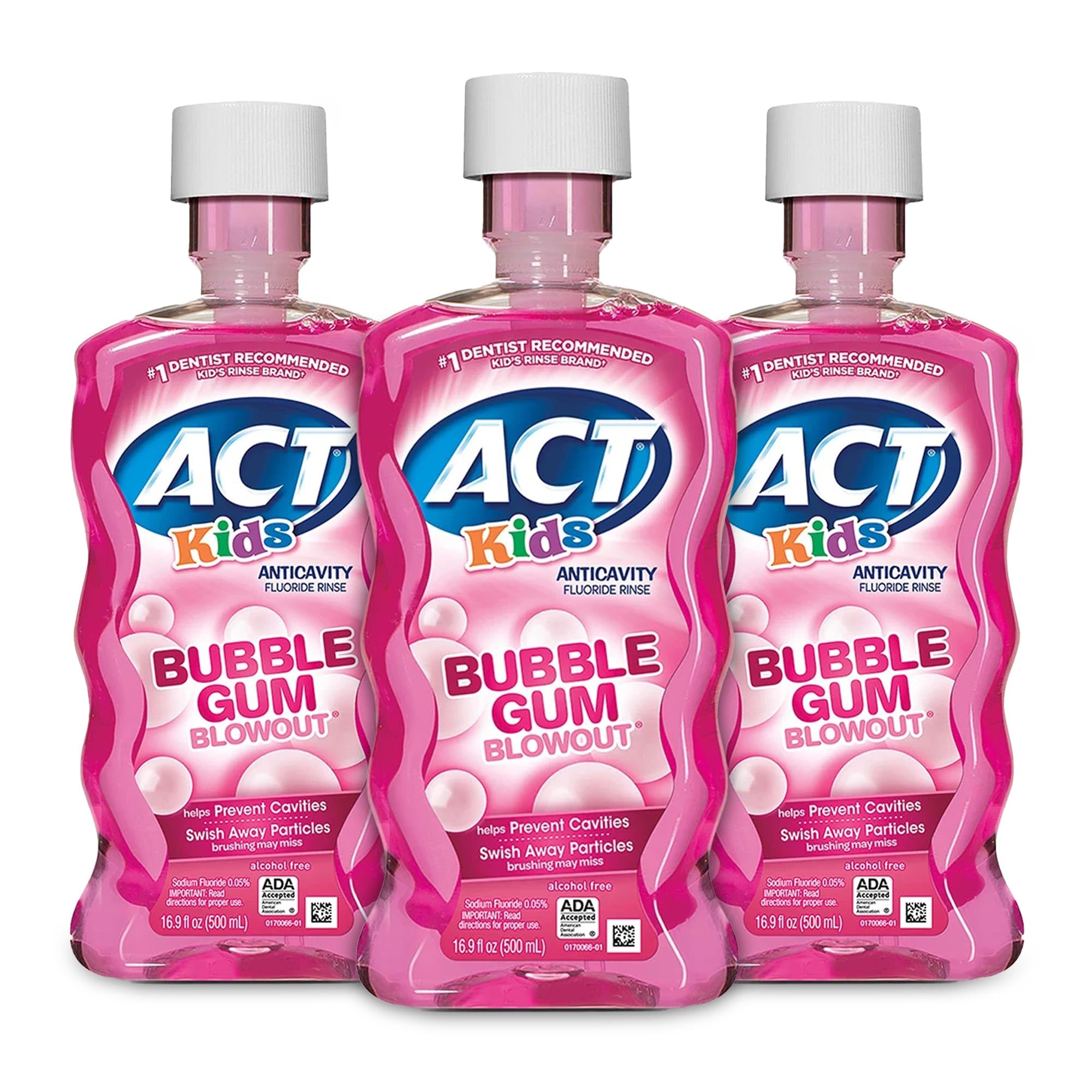 Buy now ACT Kids Anticavity Fluoride Rinse Groovy Grape 16.9 fl. oz. Accurate Dosing Cup, Alcohol Free Bubblegum at indiglob india