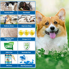 Oil for Dogs & Cats 60ML,Pet Oil for Pain,Skin,Arthritis Pain,Pain Relief,Calming,Omega 3,6,9 for Dog Emotions,Barking & Dog Joints,Supports & Maintains Healthy Joints (1 Pack, Blue)