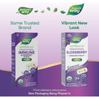 Buy now Nature's Way Sambucus Elderberry Traditional Immune Syrup for Ages 1+, Traditional Immune Support*, Antioxidant Support*, Black Elderberry Extract, USDA Certified Organic, 4 Fl Oz at indiglob india