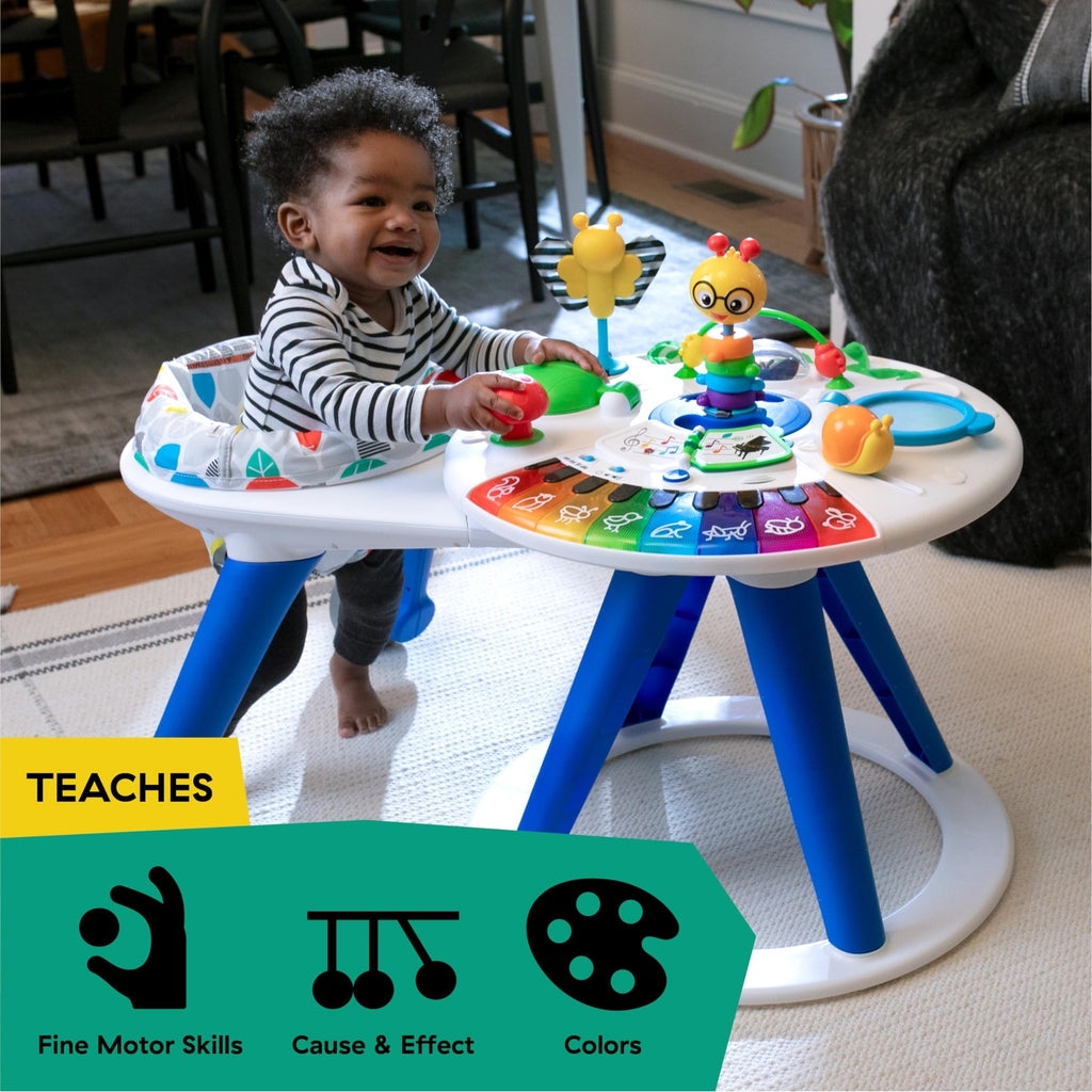 Baby Einstein 4-in-1 Activity Center & Walker with Piano, Age 6M+