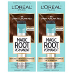 Buy now L'Oreal Paris Magic Root Rescue 10 Minute Root Hair Coloring Kit, Permanent Hair Color with Quick Precision Applicator, 100 percent Gray Coverage, 4 Dark Brown, 2 count at indiglob india