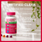 SmartyPants Organic Women's Multivitamin Gummies: Biotin, Probiotics, Methylfolate, Omega 3 (ALA), Vitamin D3, C, Vitamin B12, B6, A, K & Zinc, Inositol, Gluten Free, 120 Count (30 Day Supply)