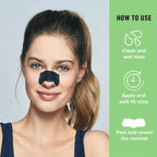 Buy now Biore Charcoal Deep Cleansing Pore Strips, Nose Strips for Blackhead Removal on Oily Skin, Features C-Bond Technology with Instant Pore Unclogging, 18 Count at indiglob india