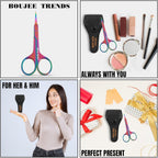 Buy now Cuticle Scissors, Eyebrow False Eyelashes Mustache Facial Nose Ear Hair Grooming Multi-Purpose Beauty Scissors, Small Manicure Pedicure Curved Extra Sharp Fine Blades Professional Shears for Men Women at indiglob india