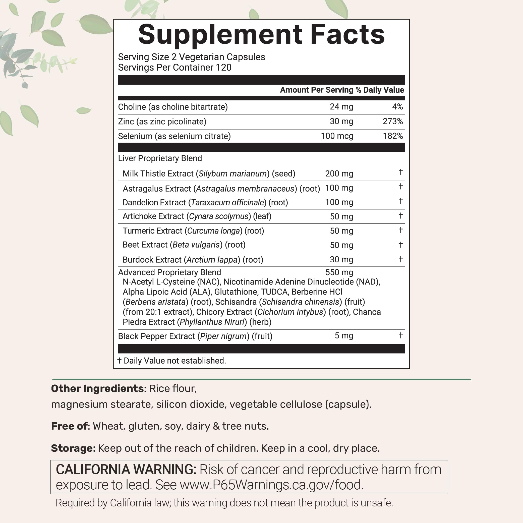 Liver Advanced+, 240 Veggie Capsules | 20-in-1 Complex with Milk Thistle, Dandelion, NAD, NAC, ALA, TUDCA, Glutathione, Artichoke, Turmeric, & Astragalus | Non-GMO, Gluten Free
