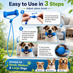 Dual-Action Canine Dental Prop, Dog Dental Chew Toy for Easier Teeth Brushing, Premium Pet Oral Care Accessory Perfect for Small Medium and Large Size Dogs (2PCS)