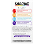 Centrum Silver Women's Multivitamin for Women 50 and Over, 100 Tablets | Contains Vitamin D3, B Vitamins, Calcium, and Antioxidants, Non-GMO Ingredients, Supports Memory and Cognition, GLP-1 Support