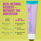 Good Molecules Gentle Retinol Cream, Retinol Night Cream for Face, 1 fl oz | Gentle retinol cream that softens the look of fine lines. Soothing enough for sensitive skin.