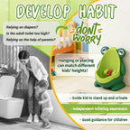 Frog Pee Training,Cute Potty Training Urinal for Boys with Funny Aiming Target,Green Urinals for Toddler Boy