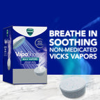 Buy now Vicks VapoShower Max Tablets, Non-Medicated Eucalyptus Shower Steamer Tablets, Menthol, Aromatherapy, 4ct at indiglob india