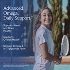 Garden of Life Dr. Formulated Advanced Omega Fish Oil - Lemon, 1,290mg EPA, DHA + DPA in Triglyceride Form, Single Source Omega 3 Supplement for Ultimate Brain & Heart Health, Non-GMO, 60 Softgels