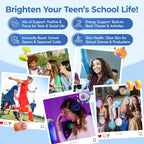 Methylated Multivitamin for Teen & Kids, Boys & Girls Vitamins Gummies 4-19 | 5-MTHF Methylfolate, Methyl B12, Omega3, Multi-Minerals, Teen Focus & Energy, Growth, Skin, Eye & Immune Support, Sugar-Free