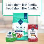 Blue Buffalo Basics Grain-Free Dry Dog Food for Small Breed Adult Dogs, Limited Ingredient Diet, Lamb Recipe, 11-lb. Bag