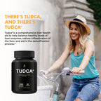 HUMANX TUDCA+ 1000mg Bile Salts Liver Support Supplement, Liver and Gallbladder Cleanse Supplement - Vegan, Non GMO - USA Made Easy to Swallow Capsules - Tauroursodeoxycholic Acid Supplements
