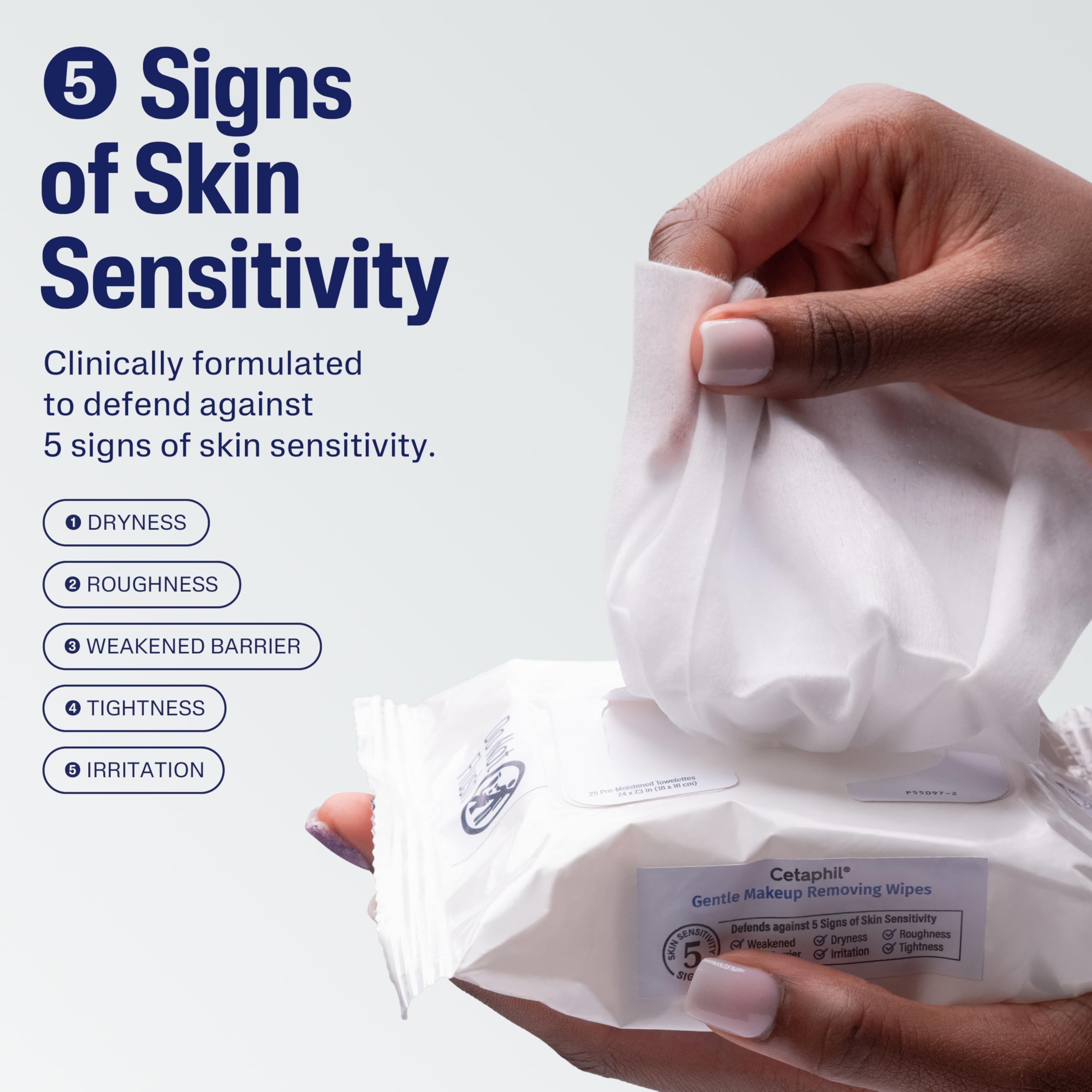 Buy now Cetaphil Gentle Makeup Removing Face Wipes, Daily Cleansing Facial Towelettes Gently Remove Makeup, Fragrance and Alcohol Free, 25 Count at indiglob india