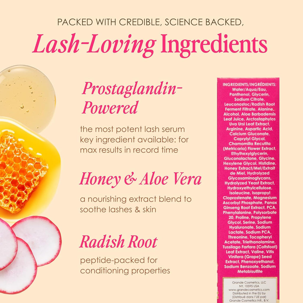 Buy now Grande Cosmetics GrandeLASH-MD Lash Enhancing Serum - Peptide & Vitamin Infused Formula for Longer, Thicker, Fuller Looking Lashes - Ophthalmologist Tested, Cruelty-Free at indiglob india