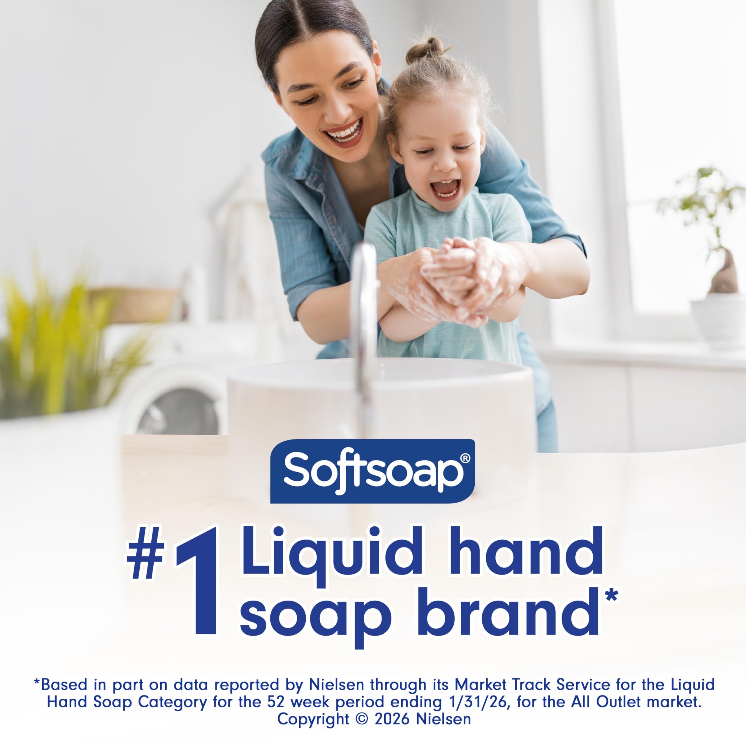 Softsoap Liquid Hand Soap, Fresh Breeze - 7.5 Fl Oz (Pack of 6) | Paraben-Free, Phthalate-Free, Washes Away Germs, Bathroom Hand Soap, Kitchen Hand Soap, Daily Handwashing, Gentle on Hands