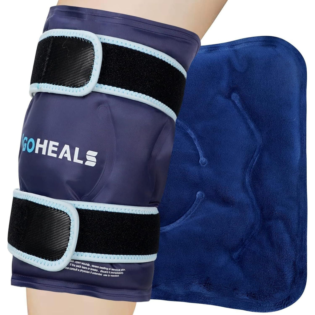 Buy now Knee Ice Pack Wrap,Ice Pack for Knee, Reusable Hot Cold Therapy Pack for Injury,Gel Bag Freezer Cold Pack Compress Heating Pad Leg Brace Pain Relief for Arthritis,Meniscus Tear-Soft Plush at indiglob india