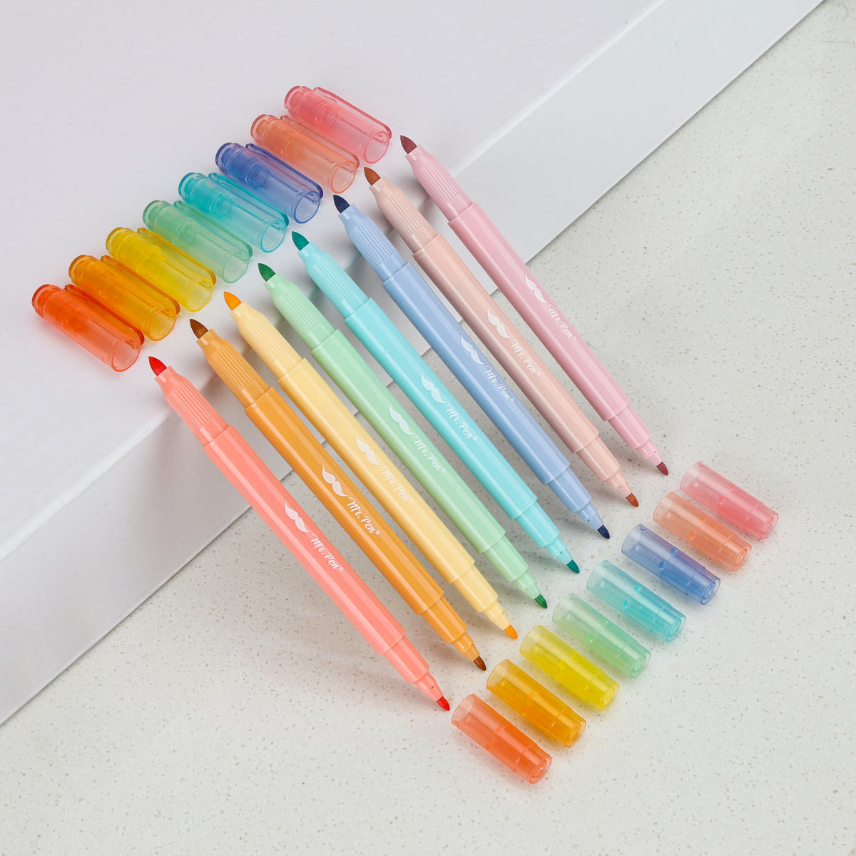 Mr. Pen- Dual Tip Bible Highlighters, 8 Pack, Pastel Colors