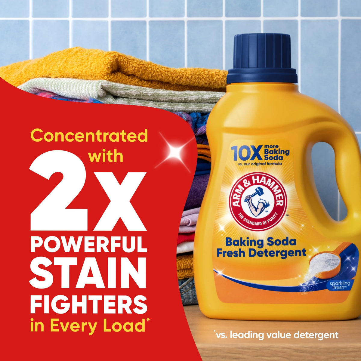 ARM & HAMMER Baking Soda Fresh Liquid Laundry Detergent