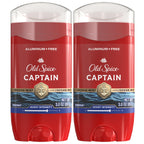 Old Spice Aluminum Free Deodorant for Men, 24/7 Odor Protection, 24/7 Freshness & Lasting Scent, Aqua Reef with Cypress Scent, 3.0 oz (Pack of 2)