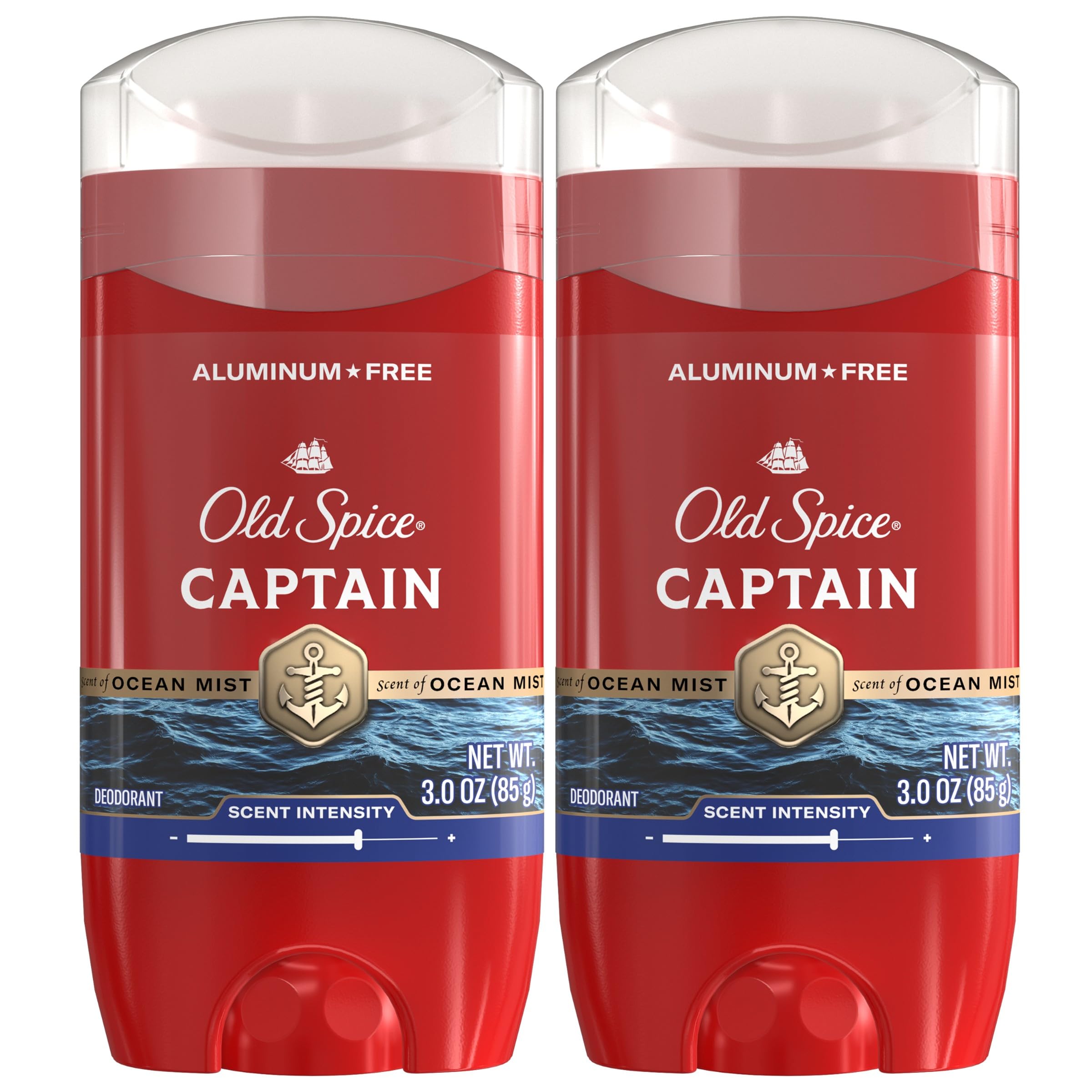 Old Spice Aluminum Free Deodorant for Men, 24/7 Odor Protection, 24/7 Freshness & Lasting Scent, Aqua Reef with Cypress Scent, 3.0 oz (Pack of 2)