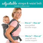 Buy now Infantino Flip 4-in-1 Convertible Baby Carrier, Adjustable, Ergonomic Babywearing, Registry Essential, Baby Carrier for Newborn to Toddler, Gray at indiglob india