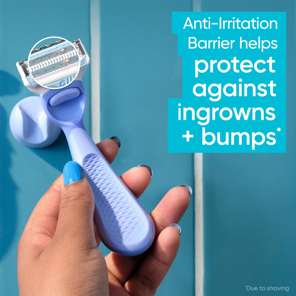 Gillette Venus for Pubic Hair and Skin, Bikini Razors for Women, Women's Razor Handle + 4 Blade Refills