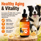 Dog Longevity Supplement with NMN, NAD+, CoQ10 & Resveratrol
