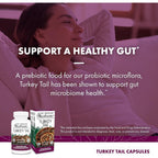 Buy now Host Defense Turkey Tail Capsules - Digestive Health & Immune Response Support Supplement - Mushroom Supplement for Gastrointestinal & Gut Microbiome Support - 60 Capsules (30 Servings)* at indiglob india