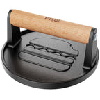 Pisol Smash Burger Press, Cast Iron Steak Weight Meat Patty Press Tool