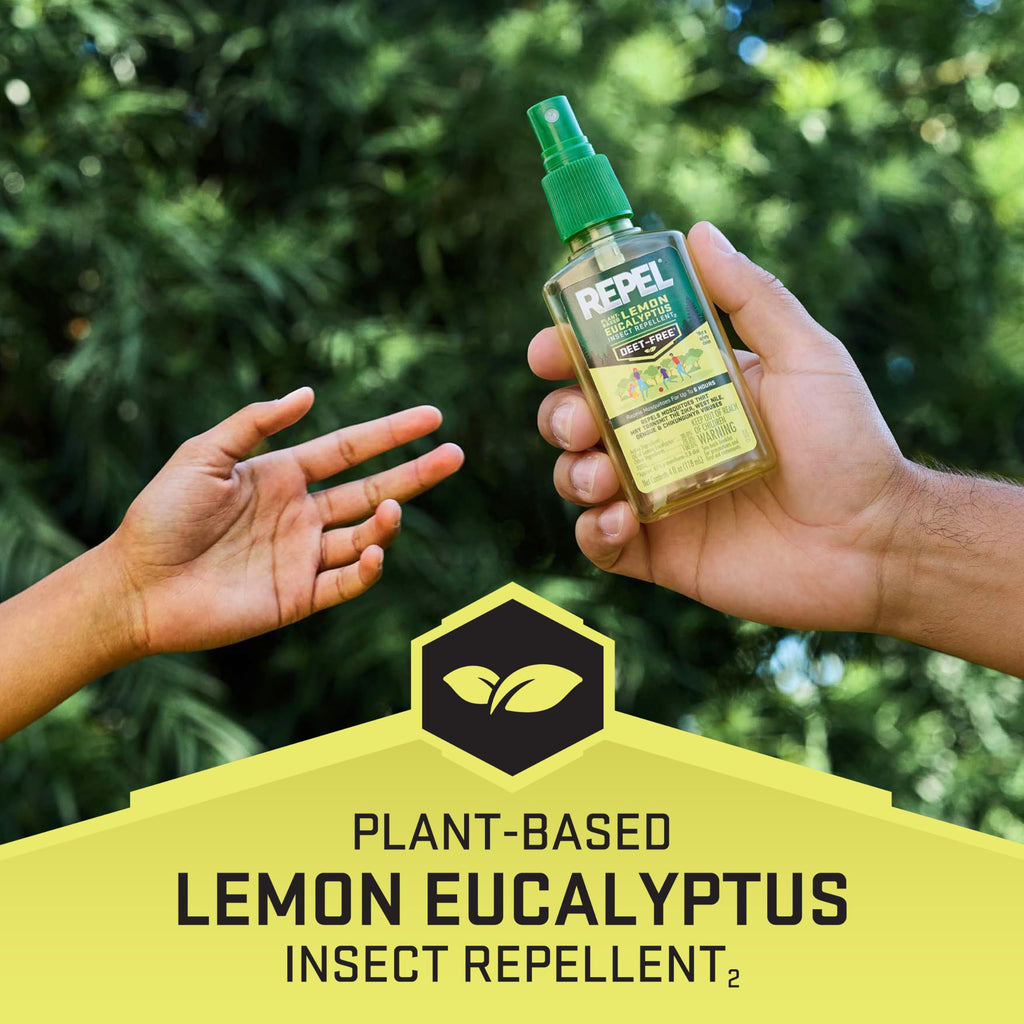 Repel Plant-Based Lemon Eucalyptus Mosquito & Insect Repellent 4 Oz, 4 Pack