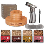 Buy now Cocktail Smoker Kit, Old Fashioned Smoker Kit for Bourbon Whiskey Drink, Smoker Infuser Kit with 4 Flavors Wood Chips, Birthday Father's Day Gifts for Husband, Men, Dad at indiglob india