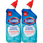 Buy now Clorox Toilet Bowl Cleaner Heavy Duty Stain and Ring Remover, Arctic Clean, 24 Fl Oz., Pack of 2 at indiglob india