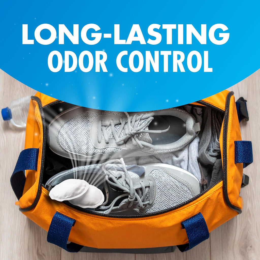 Buy now Arm & Hammer Fresh Effects Odor Neutralizing Baking Soda Pouches, Unscented Deodorizer for Long Lasting Freshness in Shoes, Gym Bags, & Small Spaces, 5 count at indiglob india