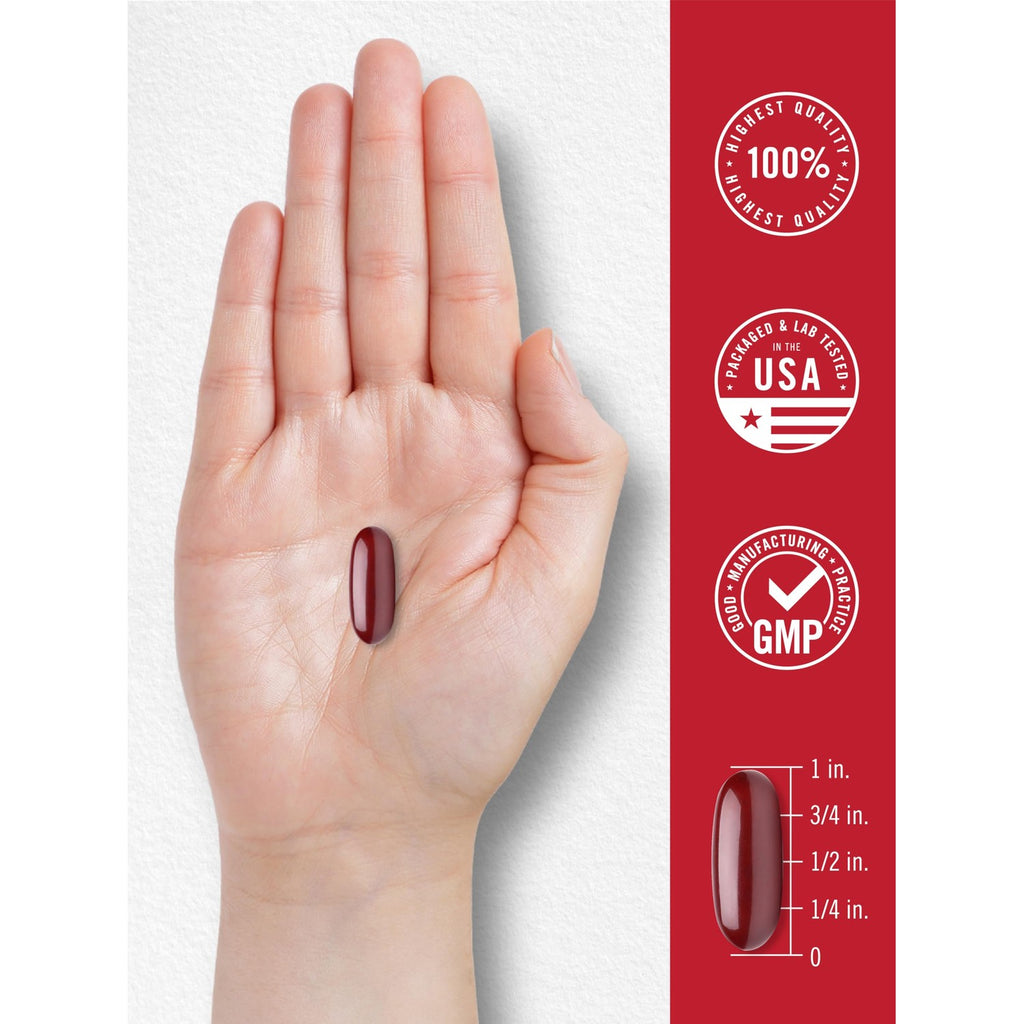 Carlyle Antarctic Krill Oil 2000mg | 120 Softgels | Maximum Strength | Omega-3 EPA, DHA, with Astaxanthin | Supplement Sourced from Red Krill | Laboratory Tested | Non-GMO and Gluten Free