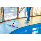 DSV Standard Professional Floor Squeegee for Concrete Floor, 24" Large Heavy Duty Squeegee for Floor, Squeegee Broom for Floor with Telescopic Handle 30”–57” for Tiles, Garage, Deck, Bathroom, Window