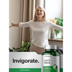Horbäach Lions Mane Mushroom Extract | 120 Capsules | Vegetarian, Non-GMO, Gluten Free Supplement