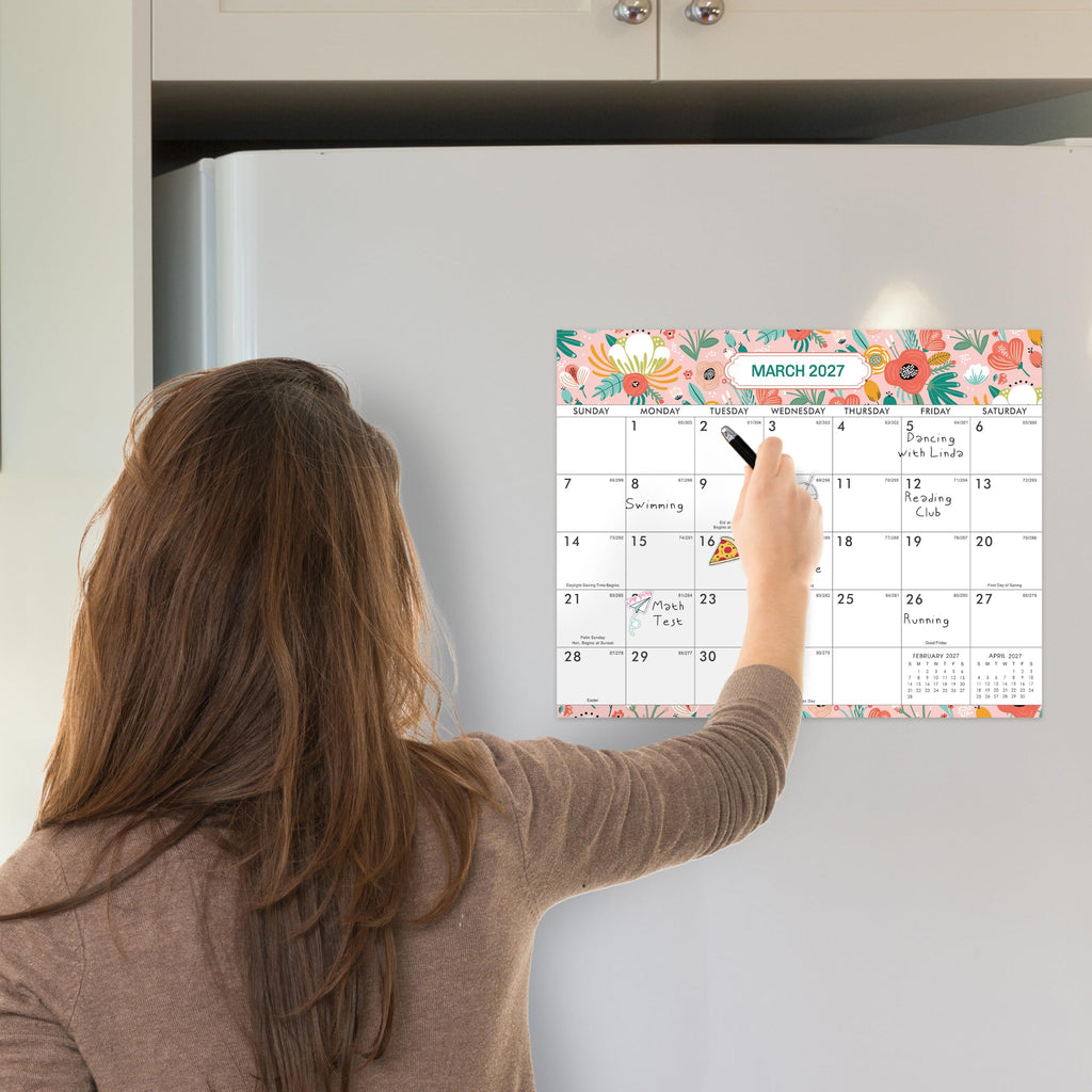 2027 Magnetic Calendar - 2027 Calendar, 2027 Wall Calendar, 8" × 10"