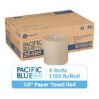 Georgia-Pacific Pacific Blue Ultra 8" High-Capacity Recycled Paper Towel Rolls by GP PRO (Georgia-Pacific), Brown, 26495, 1,150 Linear Feet Per Roll, 6 Rolls Per Case