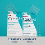 CeraVe Hydrocolloid Blemish Patches, Pimple Patches for Face, 22ct | Absorbs Oil with Niacinamide and Ceramides, Ultra-Thin Acne Patches That Blend Into All Skin Tones, For Sensitive Skin