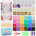 Buy now Redtwo Friendship Bracelet Kit Concert Bracelets Merch, 2 boxs 7200pcs Clay Beads Jewelry Making Kit with Number Letter Beads Album Inspired Bracelets Gift for Girls Kids Teen Crafts at indiglob india