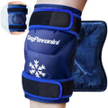 Buy now XXL Knee Ice Pack Wrap Around Entire Knee After Surgery, Reusable Gel Pack for Injuries, Large Ice Pack for Pain Relief, Swelling, Surgery, Sports Injuries, 1 Pack Blue 1 at indiglob india