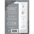 Buy now Burt's Bees Detoxifying Charcoal Facial Sheet Mask, Single Use Face Mask, 1 Count, Pack of 4 (Package May Vary) at indiglob india