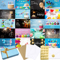 160 Birthday Cards Bulk with Short Generic Message Inside, Bulk Birthday Cards with Envelopes 4 x 6 inches, 20 Unique Designs, for Family, Group,Office, Business,Work Cards in Box