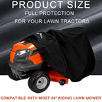 Himal Outdoors Riding Lawn Mower Cover,Heavy Duty 420D to 54"